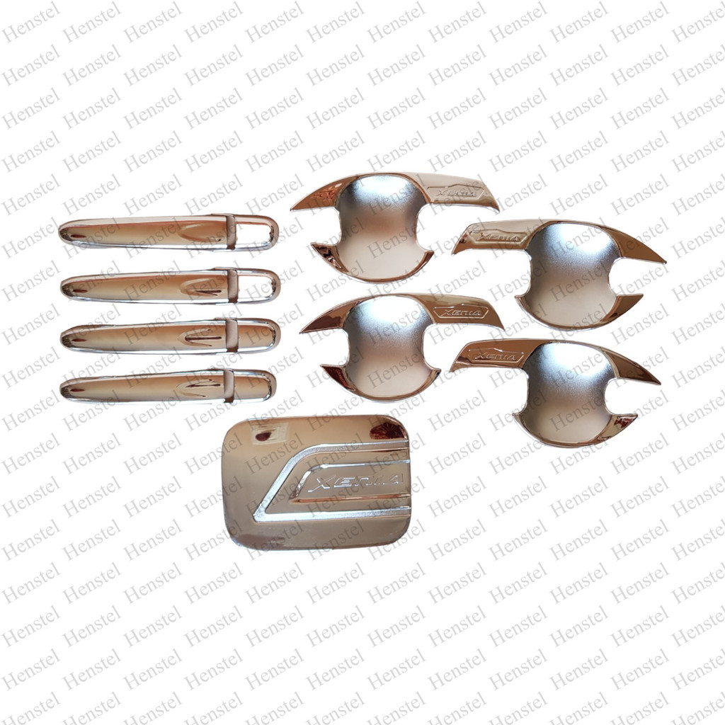 Paket Xenia 2012 - 2021 handle / outer / tank cover - Chrome - Henstel Variasi Mobil