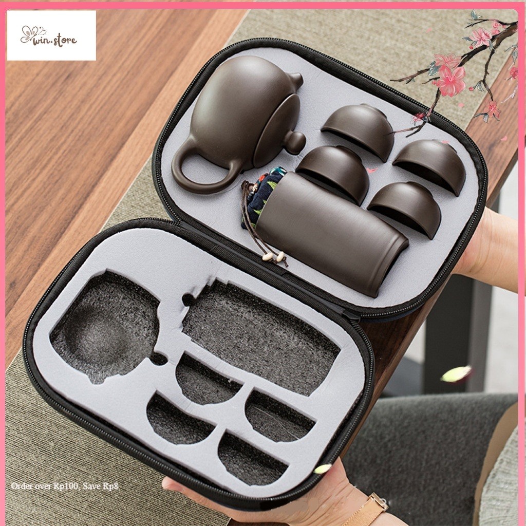 Set Tea Hampers / Teapot Set Teko Set Suvenir Teko Keramik China Chinese Tea Pot Set Souvenir Gift