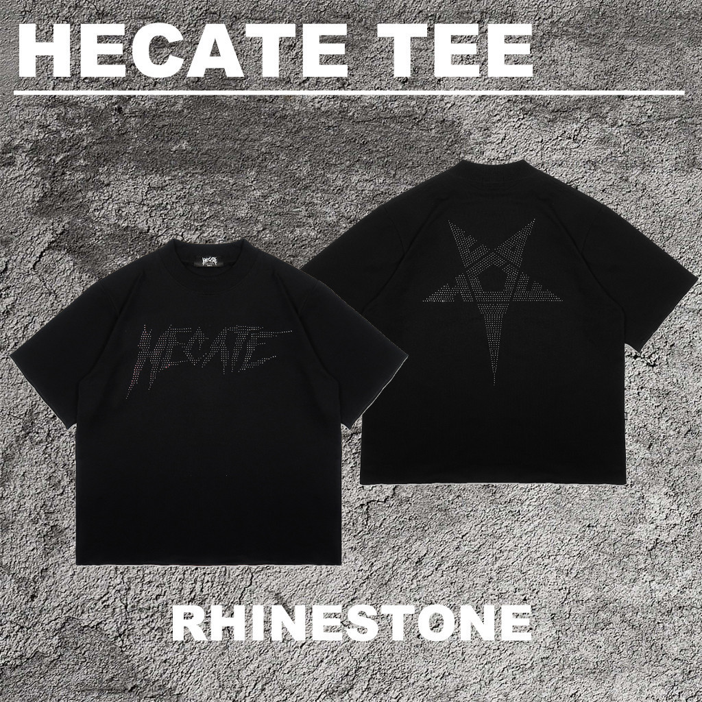 【TOP】 HECATE - RHINESTONE TEE