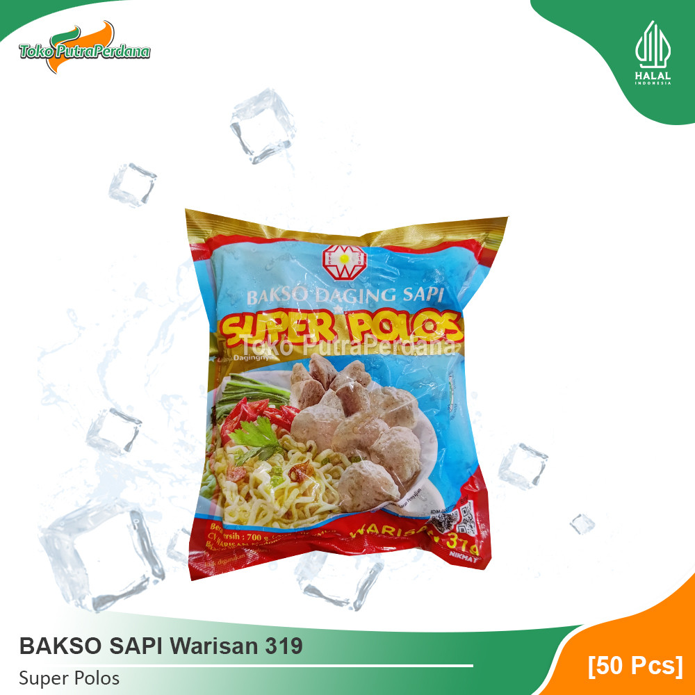 

BAKSO SAPI Warisan 319 Super Polos (50 Pcs)