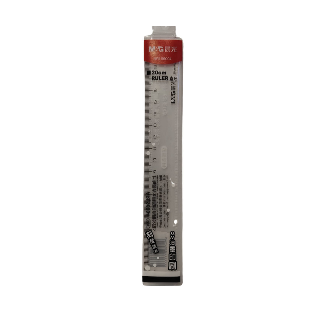 

Penggaris Bening 20Cm M&G #ARL96004 Ruler 20cm Transparant Alat Ukur Penggaris Plastic Durable SHABQ