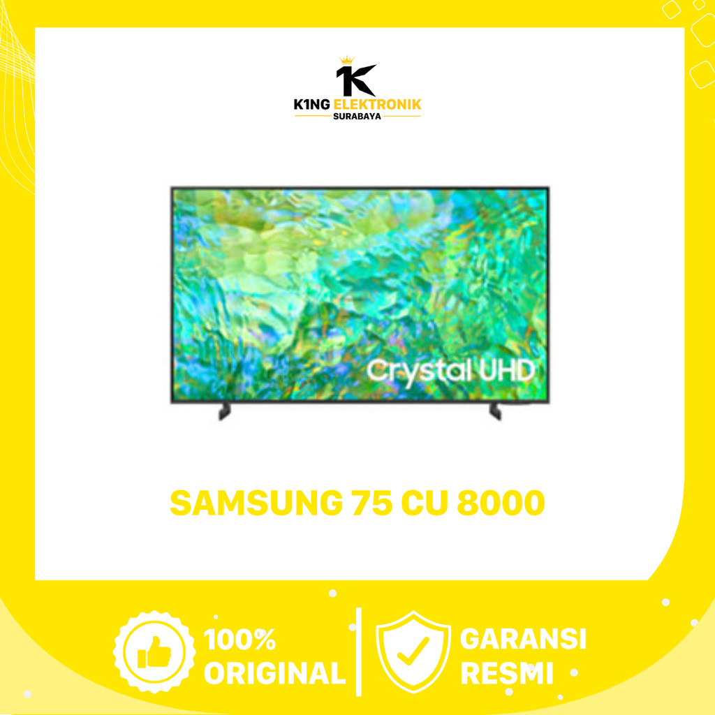 DIGITAL LED TV SAMSUNG 75 INCH SMART - 75 CU 8000