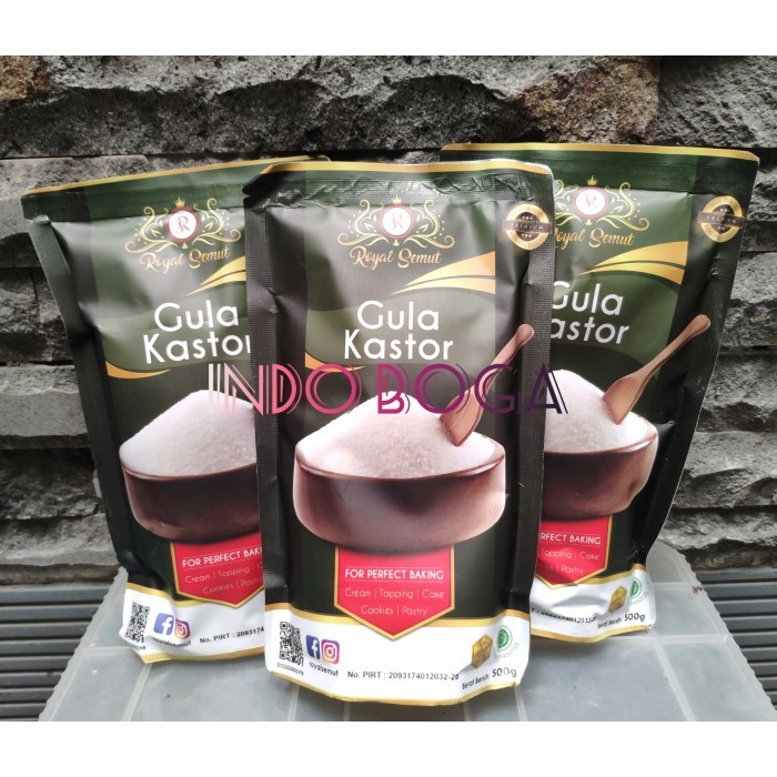 

Caster sugar royal semut 500gr / castor sugar / gula kastor