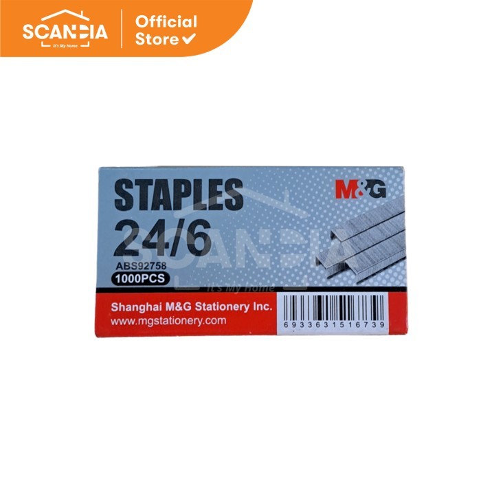 

SCANDIA Isi Staples 24/6 Shrink Package (ABS92758)