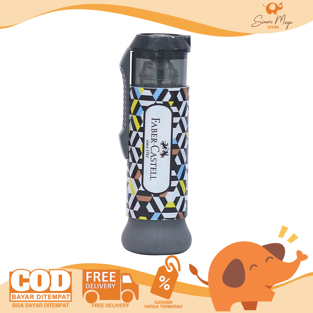 

Faber Correction Tape QDR Fancy Black Hexagonal / Pita Koreksi Kering 2 In 1