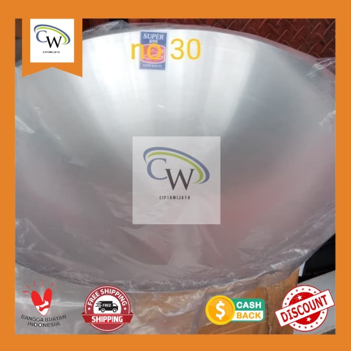 wajan kuali super no 30/wajan jumbo/kuali