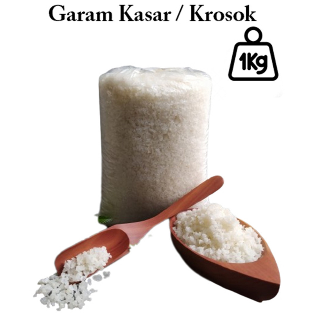 

Garam Kasar 1 KG / Garam Krosok / Garam Murni Asli / Garam Kolam Garam Pupuk Garam Aquarium / Garem Kasar Kristal Krosok Non Yodium Vitamin Ikan Best Seller Terbaru Promo