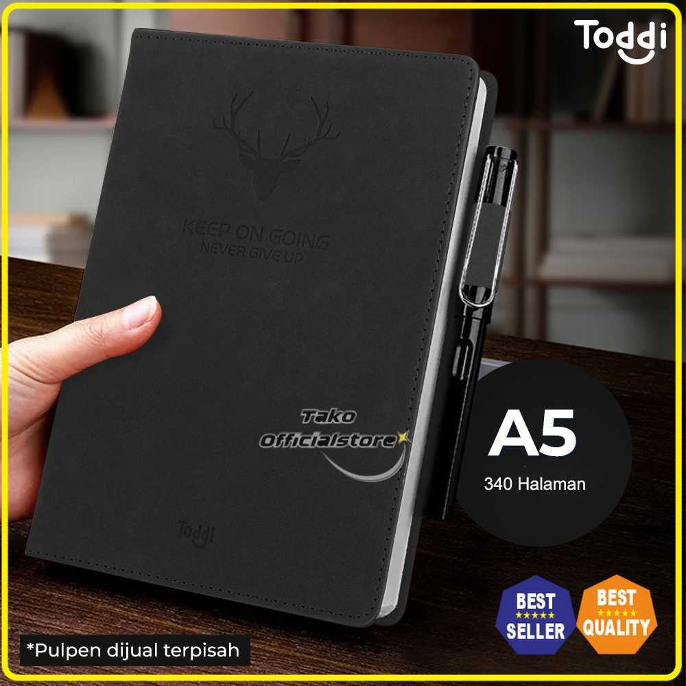 

Toddi Buku Jurnal Hardcover Notebook Diary A5 80GSM 340 Halaman Grid - CW-5025