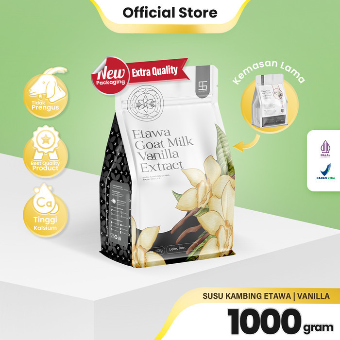 

AD Susu Kambing Etawa Bubuk Rasa Varian Vanilla Vanila Syams 1000 gram
