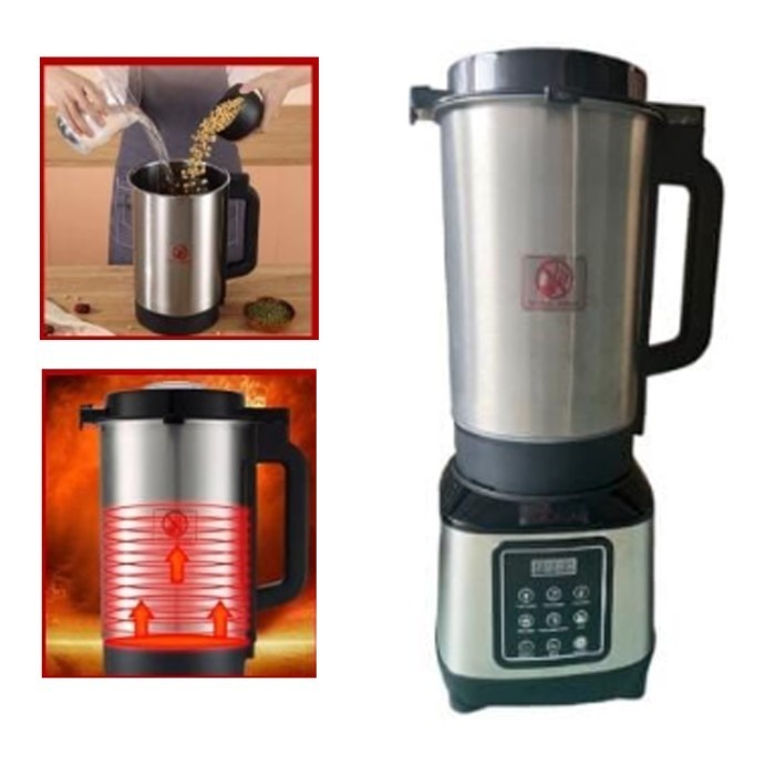 Mesin Pembuat Susu Kacang Kedelai FOMAC SBG-STS6 | Alat Gilingan dan Blender Kedelai