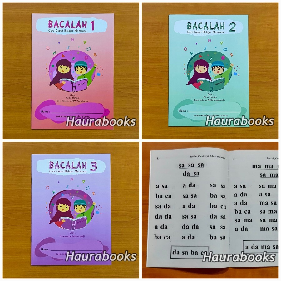 

Buku Bacalah 1 2 3, Cara Cepat Belajar Membaca Per Jilid