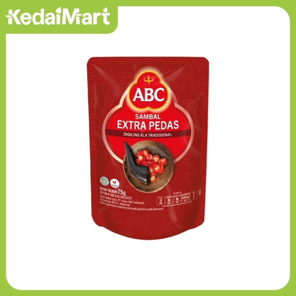 

ABC Sambal Ekstra Pedas Pouch 75 Gram