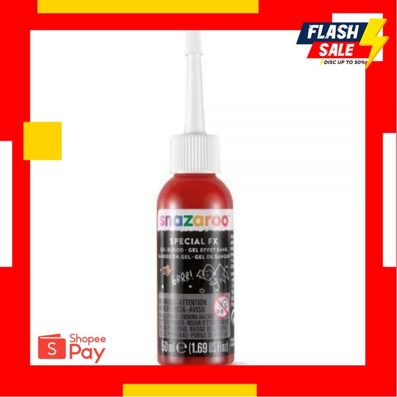 

HALOWEEN 10.10 | SNAZAROO SPECIAL FX FAKE BLOOD DARAH PALSU MAKE UP HALLOWEEN AKTING DRAMA