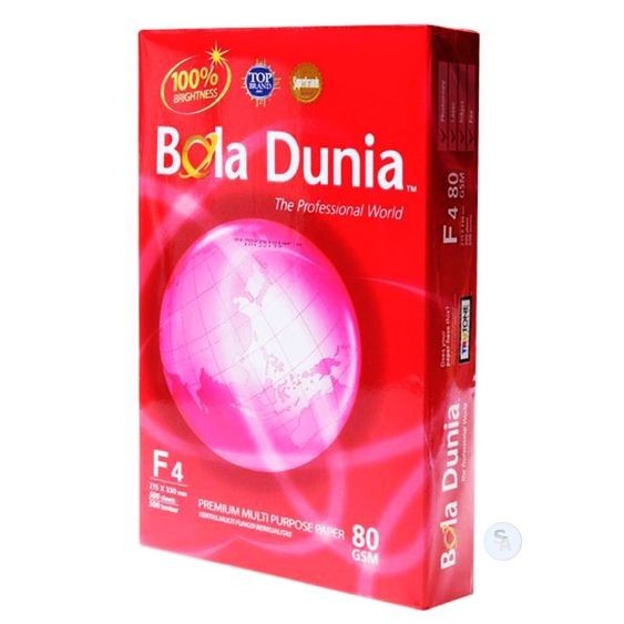 

[Grab/Gojek] Termurah ! Kertas Fotocopy Print Folio F4 80 gr Bola Dunia Rim