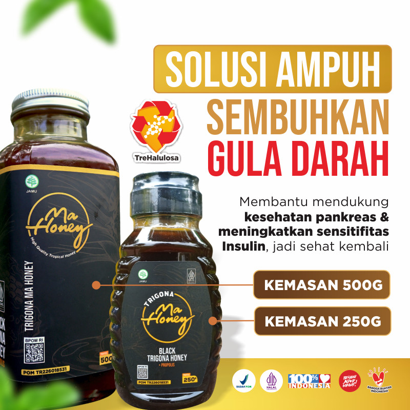 

MADU TRIGONA MAHONEY MADU TRIGONA ALAMI DENGAN TREHALULOSA SOLUSI DIABETES DAN KESEHATAN KELUARGA