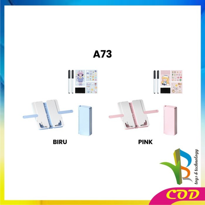 

Best[Promo] RB-A73 Tempat Pensil 2IN1 Multifungsi dengan Tatakan Buku dan Papan - A73, Biru