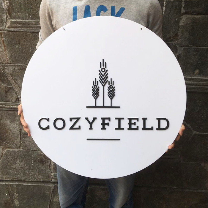 

Pop Up Sign | Akrilik | 50 cm | Papan Merk Logo