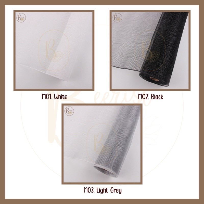 

Kertas Jaring Buket Bunga 1 Roll Korean Jaring Roll Mesh Tile Polynet Flower Wrapping Paper Pembungkus Buket Bunga M