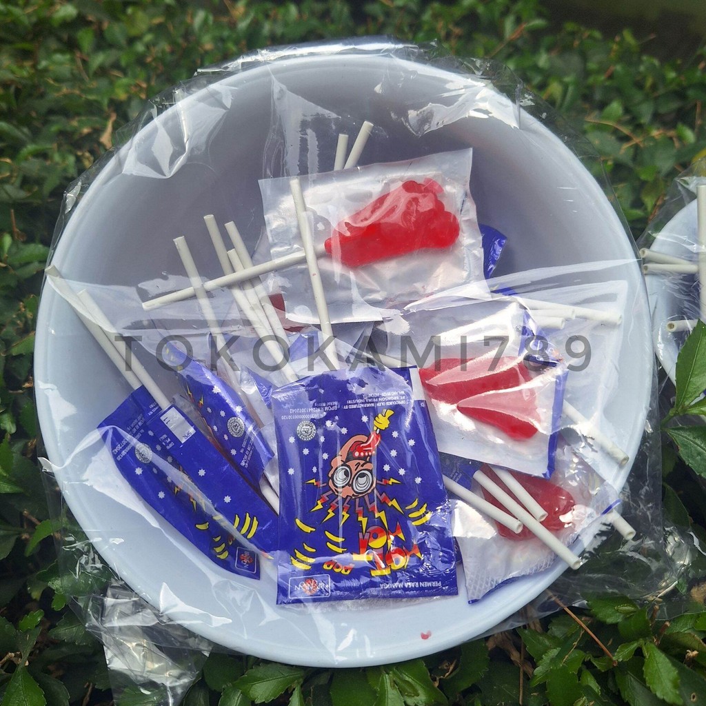 

HOT HOT POP Permen Kaki 1 pack isi 24 Pcs FREE MANGKOK PLASTIK