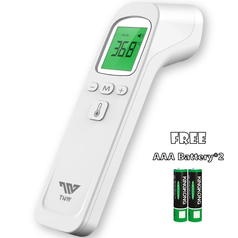 THERMOMETER Thermogun digital infrared tembak Termometer suhu include BATERAI / Thermogun