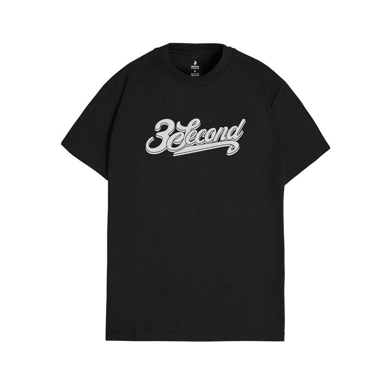 COD- 3Second Kaos Pria Lengan Pendek Katun Ultra Absorb Typography T Shirt Short Sleeve Baju Atasan 