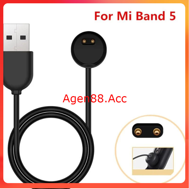 [AGEN88.ACC] kabel jam / Mi band 5 Kabel USB Charger Xiaomi Mi Band 5