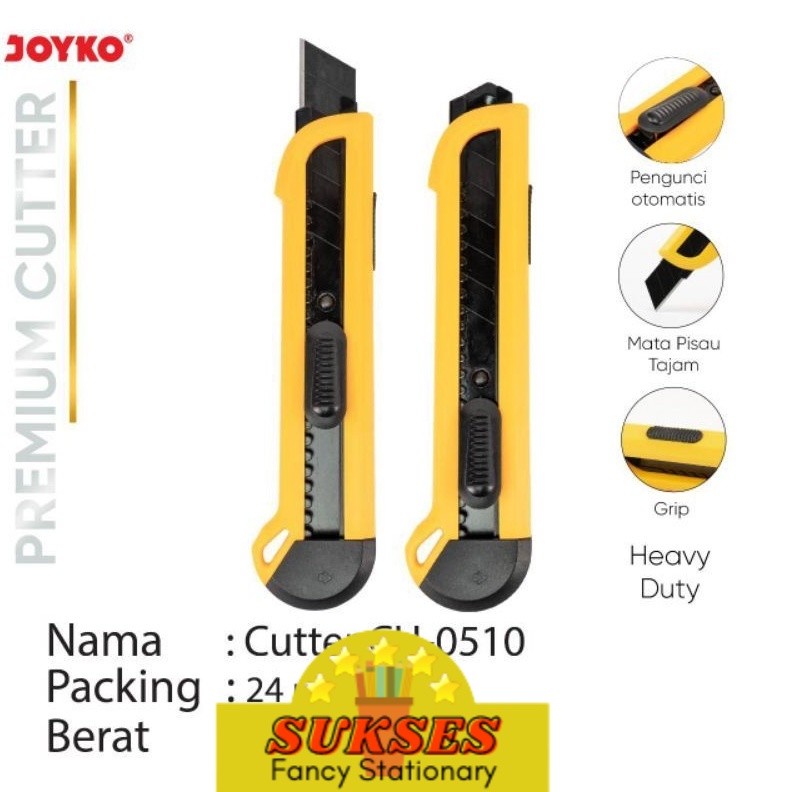 

Cutter Pisau Pemotong CU-0510 Joyko Blade