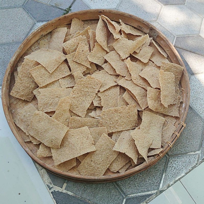 

Krecek puli mentah Kerupuk Puli rice cracker repack 250 gr