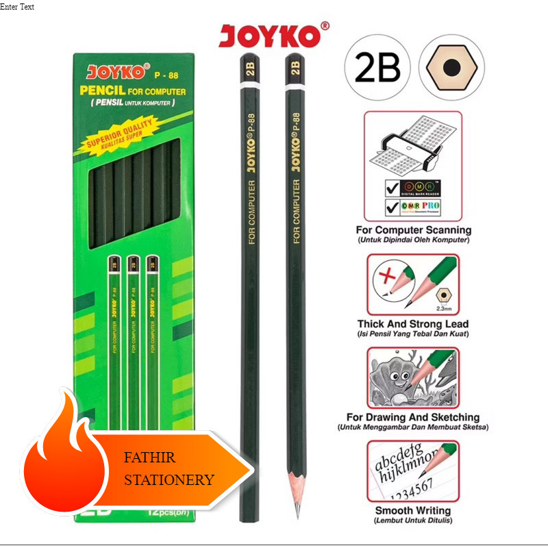 

Pensil 2B Joyko P88 / P92 - ECERAN