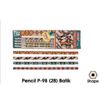 

Pencil / Pensil Joyko P-98 / 2B / Batik / 1 Box 12 Pcs