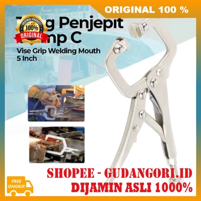 Tang Penjepit Catok Tang Buaya Catok Penjepit Besi Clamp Tang Penjepit Besi Kayu Multifungsi Tang Je