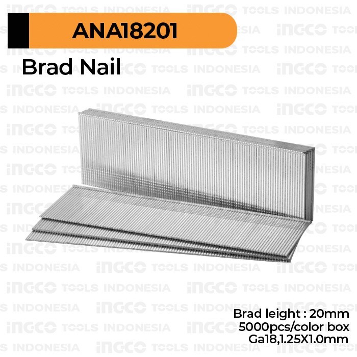 

[F20] Brad Nail 20mm INGCO / Refill Isi Nailer Paku I Tembak T F 20cm