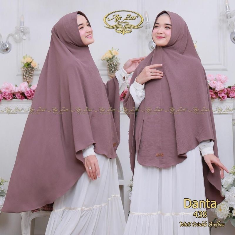 jilbab crinkle jumbo //khimar kringkel danta ori Aje zas // jilbab instan cringkel //kerudung syari 