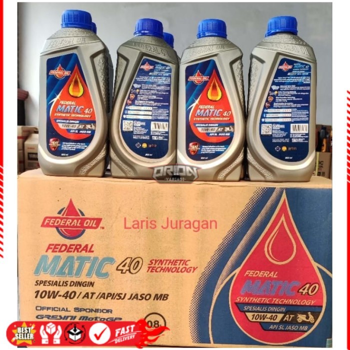 Oli Federal matic..federal 800 ml..1dus..24 botol Ori