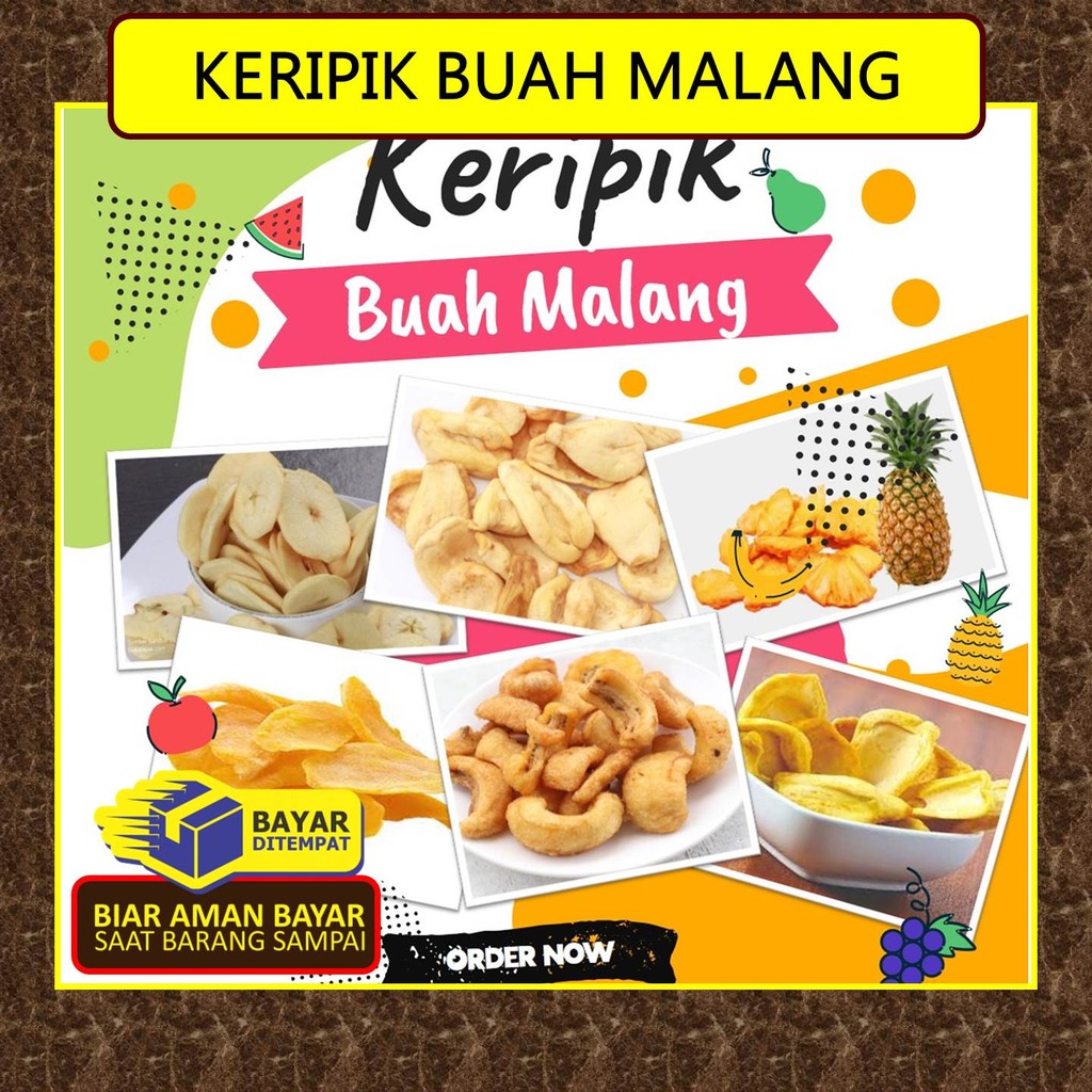 

CEMILAN SEHAT Makanan Keripik Buah - Keripik Buah Buahan Kering keripik buah mangga apel salak nangka nanas Yassfood