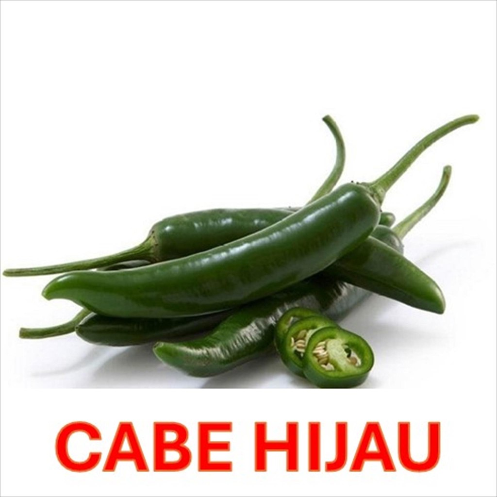 

CABAI HIJAU / CABE BESAR HIJAU / CABAI SEGAR / HARGA PASAR