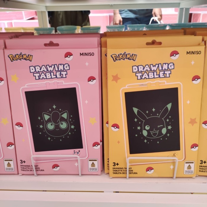 MINISO Pokemon Series Drawing Tablet - Tablet Menggambar Lucu - Mainan Edukasi Anak