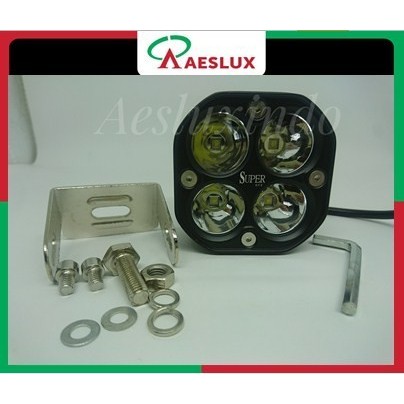 Lampu Sorot 4 mata 40W 4x4 Super lampu led mobil