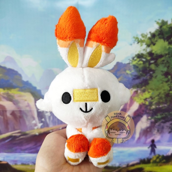 Boneka Pokemon Scorbunny Pokedoll
