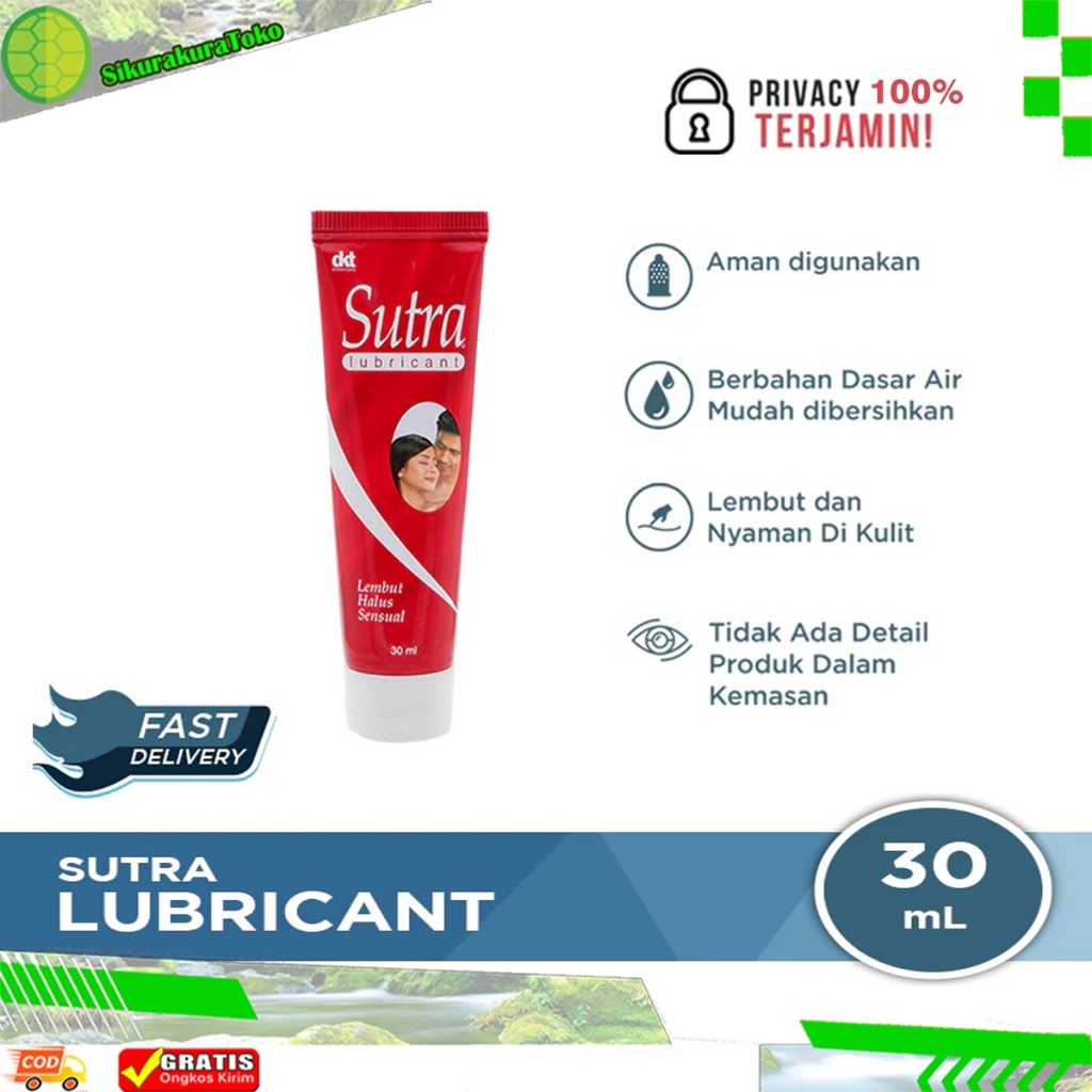 (SKR)  PRIVASI 100% TERJAMIN GROSIR Sutra Lubricant Pelumas Waterbased 30 ML