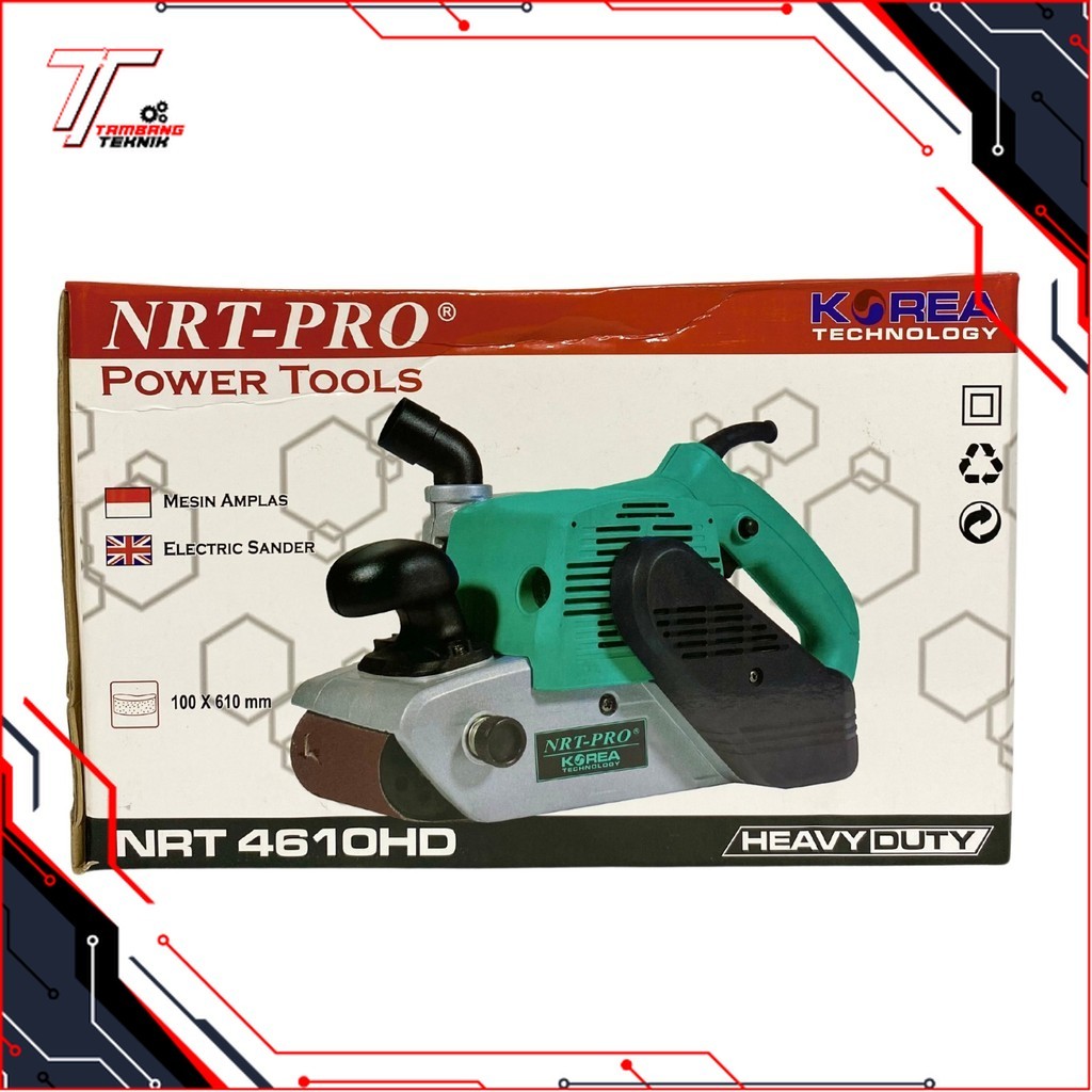 BELT SANDER / MESIN AMPLAS TANK 4" 4610 HD NRT-PRO