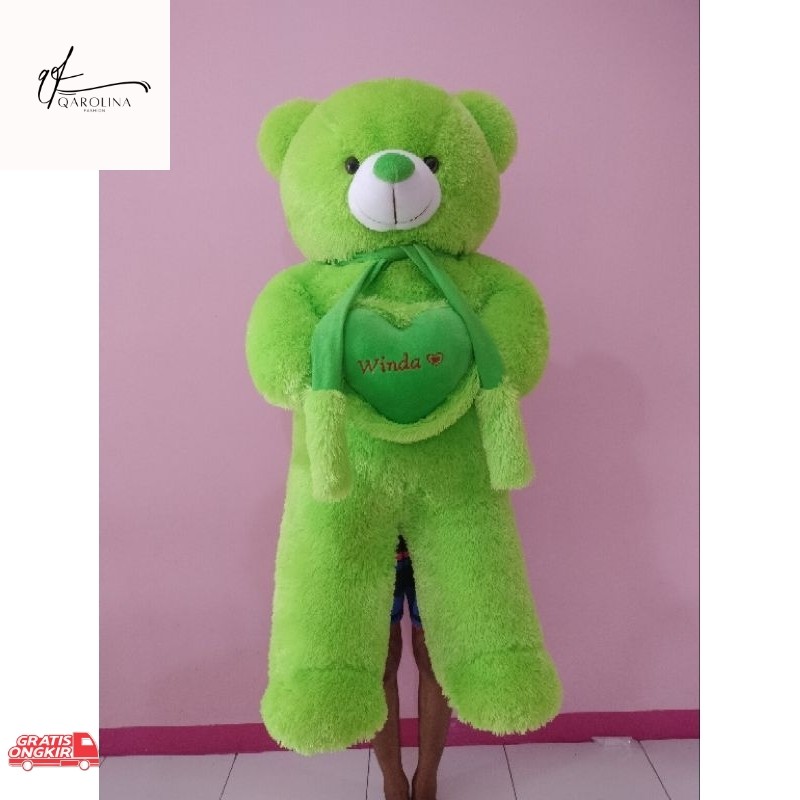 Boneka Lucu / Boneka Teddy Bear Jumbo 1 Meter Warna Hijau