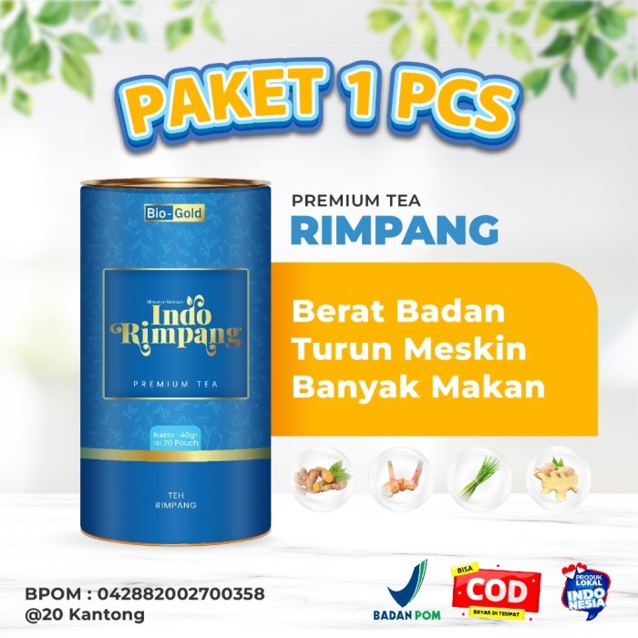 

Teh Rimpang PREMIUM BPOM Ala JSR | Menurunkan Berat Badan | Detox | Diet | Pelangsing - Paket 1 Kaleng
