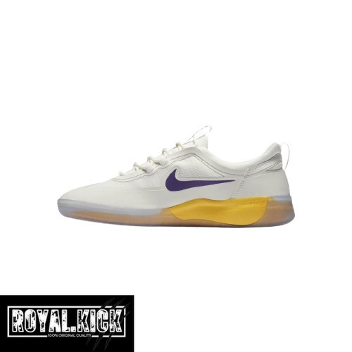 Sepatu  NBA x Nike SB Nyjah Free 2 Lakers 100% Original