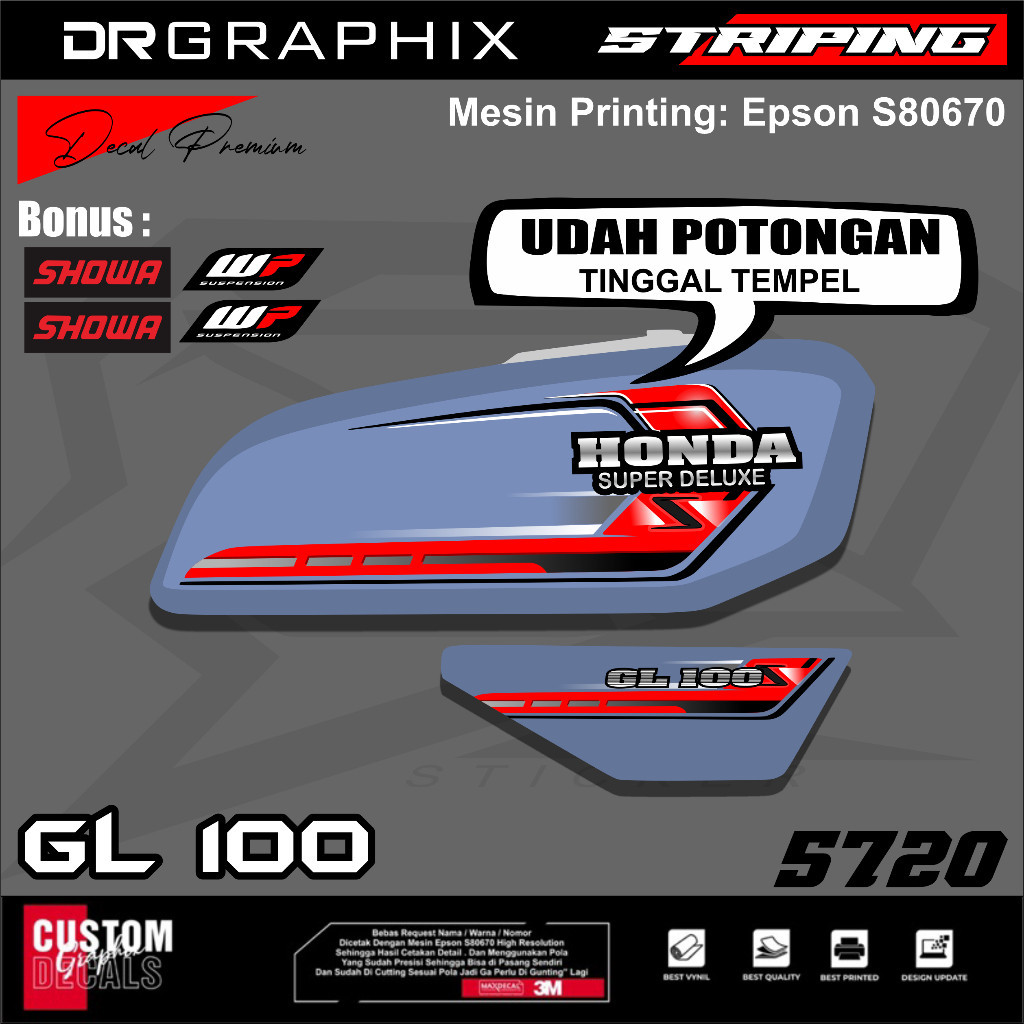 STRIPING GL 100/ STRIPING GL100/STRIPING GL CEPEK/STRIPING GL CEPEK VARIASI/ STRIPING GL100 CUSTOM