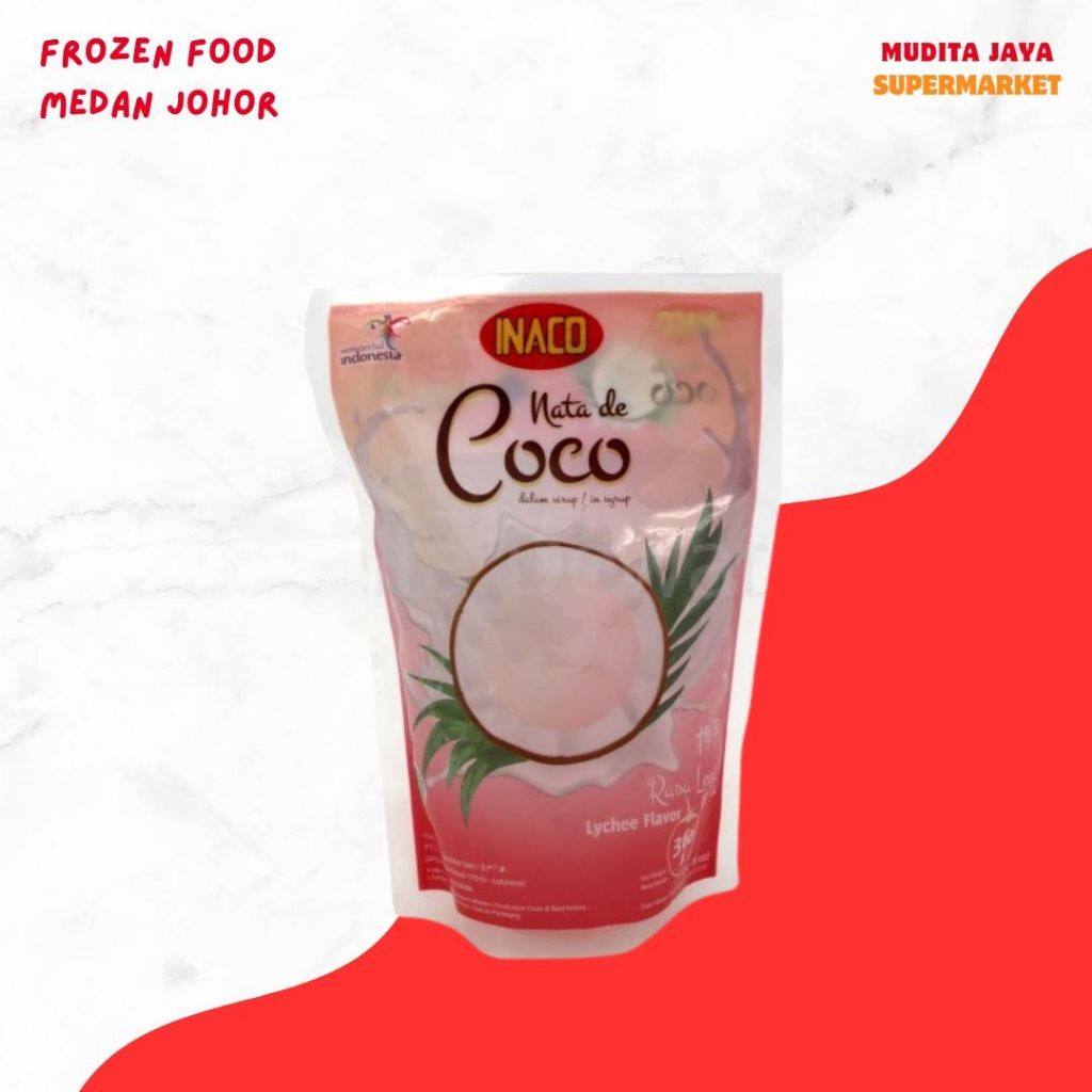 

INACO Nata De Coco Lychee Flavor 360gr