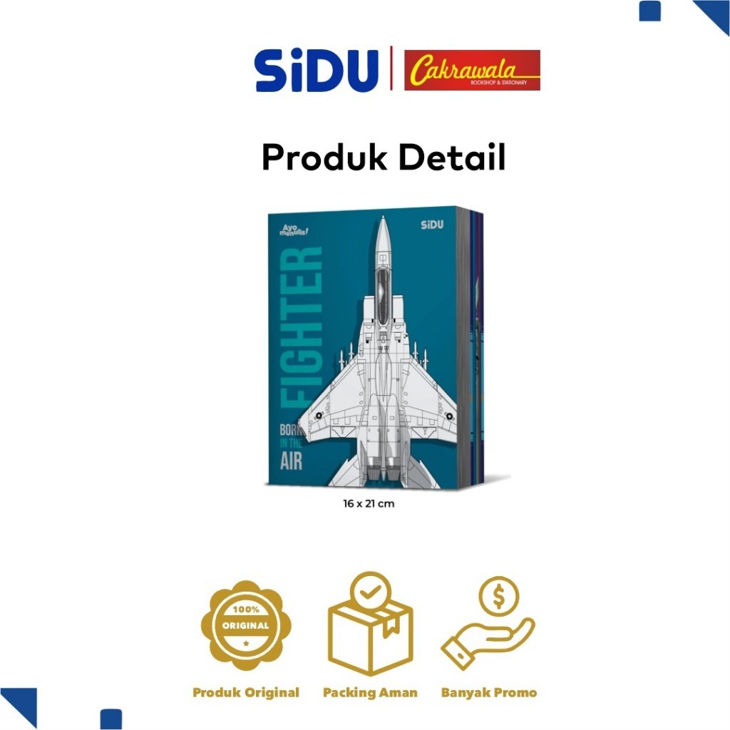 

JAMIN MURAH !!!Buku Tulis SIDU 58 Lembar ( 1 Pack Isi 10 Pcs) - Buku Sekolah Murah Berkualitas | Kertas Tebal(BISA LANGSUNG ORDER)