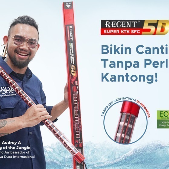 Lampu LED TANNING Arwana 5 D BARIS for KONTES RECENT SUPER KTK SFC SUPER RED ARWANA