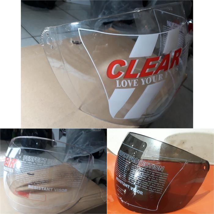 [New]Promo kaca helm mds capello - Putih