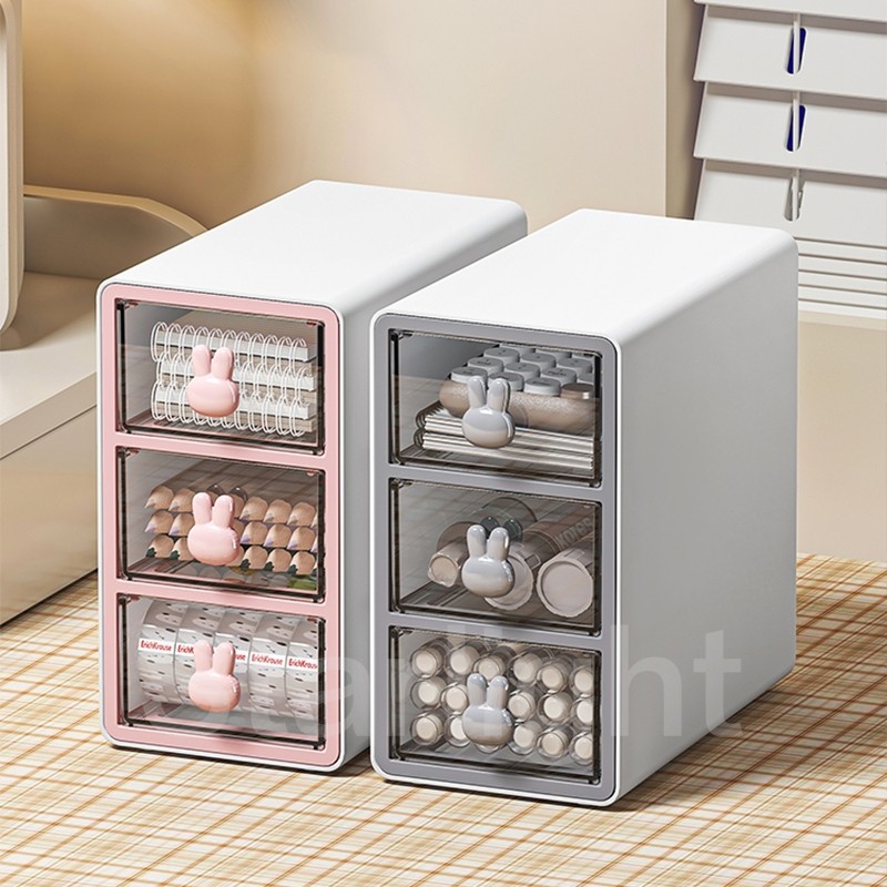 

Starlight Kotak Penyimpanan Aksesories Perhiasan Stationery 3 Susun Rak Laci Mini Meja Organizer Desktop Drawer Storage HSB736